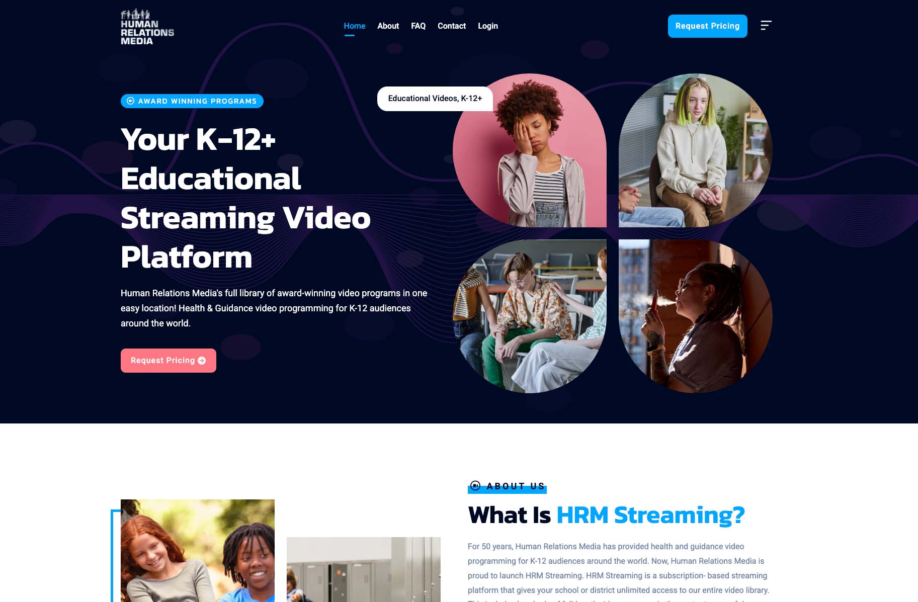 HRM Video streaming platform